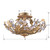 Paris Market Six Light Semi Flush Mount (5316-GL)