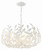 Crystorama - 533-MT - Six Light Chandelier - Broche - Matte White