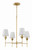 Broche Four Light Chandelier (534-GA)
