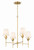 Broche Four Light Chandelier (534-GA)
