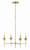 Broche Four Light Chandelier (534-GA)