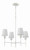 Broche Four Light Chandelier (534-MT)