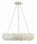 Crystorama - 536-MT - Six Light Pendant - Broche - Matte White