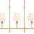 Broche Five Light Chandelier (537-GA)