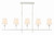 Crystorama - 537-MT - Five Light Chandelier - Broche - Matte White