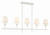 Broche Five Light Chandelier (537-MT)