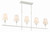 Broche Five Light Chandelier (537-MT)