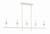 Broche Five Light Chandelier (537-MT)