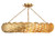 Crystorama - 538-GA_CEILING - Eight Light Semi Flush Mount - Broche - Antique Gold