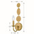 Layla One Light Wall Sconce (541-GA)