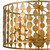 Layla Five Light Chandelier (545-GA)