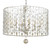Crystorama - 546-SA - Six Light Chandelier - Layla - Antique Silver