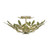 Broche Four Light Semi Flush Mount (560-CT)