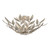Crystorama - 560-SA - Four Light Semi Flush Mount - Broche - Antique Silver
