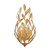 Crystorama - 561-GA - Two Light Wall Sconce - Broche - Antique Gold