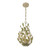 Broche Three Light Chandelier (565-CT)