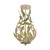 Crystorama - 565-CT_CEILING - Three Light Semi Flush Mount - Broche - Champagne Green Tea