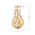 Broche Three Light Semi Flush Mount (565-GA_CEILING)