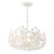 Crystorama - 566-MT - Five Light Chandelier - Broche - Matte White