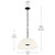 Mikale LED Pendant (52828BKLED)