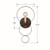 Luna One Light Wall Sconce (581-EB-GA)