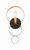 Luna One Light Wall Sconce (581-EB-GA)