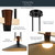 Tenon LED Pendant (52832BKLED)