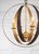 Luna Six Light Chandelier (585-EB-GA)