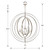 Luna Nine Light Chandelier (587-SA)