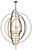 Crystorama - 590-EB-GA - 12 Light Chandelier - Luna - English Bronze + Antique Gold