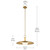 Kurio LED Pendant (52835LBR)