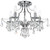 Crystorama - 5930-CH-CL-S - Five Light Semi Flush Mount - Cedar - Polished Chrome