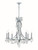 Crystorama - 5938-CH-CL-MWP - Eight Light Chandelier - Cedar - Polished Chrome
