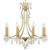 Crystorama - 5938-VG-CL-MWP - Eight Light Chandelier - Cedar - Vibrant Gold