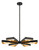 Luna Six Light Chandelier (596-EB-GA)