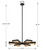 Luna Six Light Chandelier (596-EB-GA)