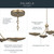 Palmela Four Light Chandelier/Semi Flush (52854CPZ)