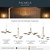 Palmela Four Light Chandelier/Semi Flush (52854CPZ)