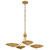 Kichler - 52854LBR - Four Light Chandelier/Semi Flush - Palmela - Lacquered Brass