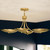 Palmela Four Light Chandelier/Semi Flush (52854LBR)