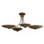 Palmela Four Light Chandelier/Semi Flush (52854LBRLBZ)