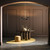 Palmela Four Light Chandelier (52855CPZBK)