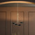 Palmela Four Light Chandelier (52855CPZBK)