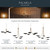 Palmela Five Light Chandelier (52856CPZBK)