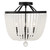 Crystorama - 604-MK-FR_CEILING - Four Light Semi Flush Mount - Rylee - Matte Black