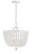Crystorama - 604-MT - Four Light Chandelier - Rylee - Matte White
