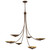 Palmela Six Light Chandelier (52857LBRLBZ)