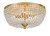 Crystorama - 605-GA - Four Light Flush Mount - Rylee - Antique Gold