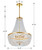 Rylee Six Light Chandelier (608-GA)