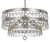 Crystorama - 6106-SA - Five Light Chandelier - Perla - Antique Silver